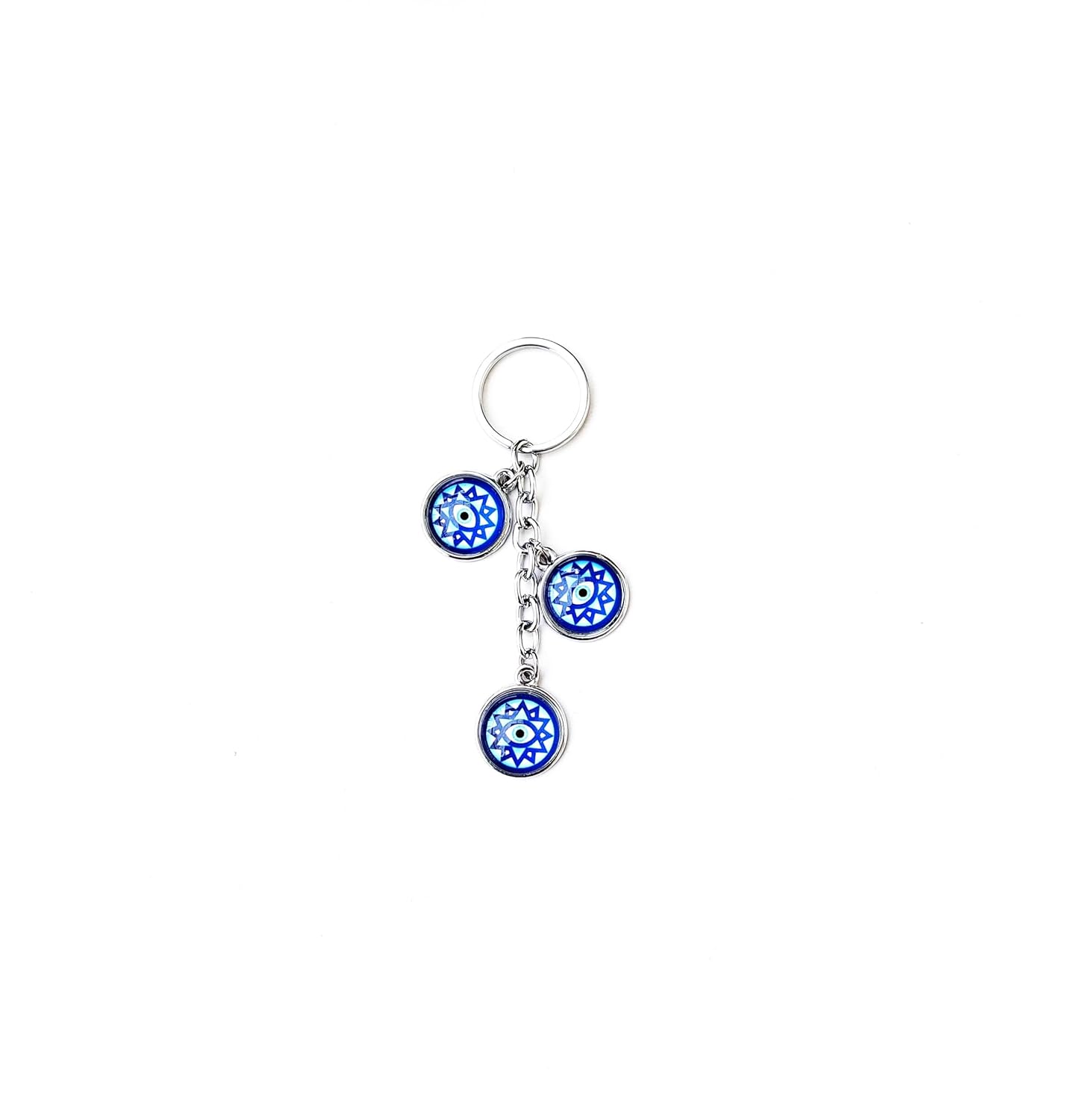 VSASA FENGSHUI EVIL EYE METALLIC Keychain - Image 4