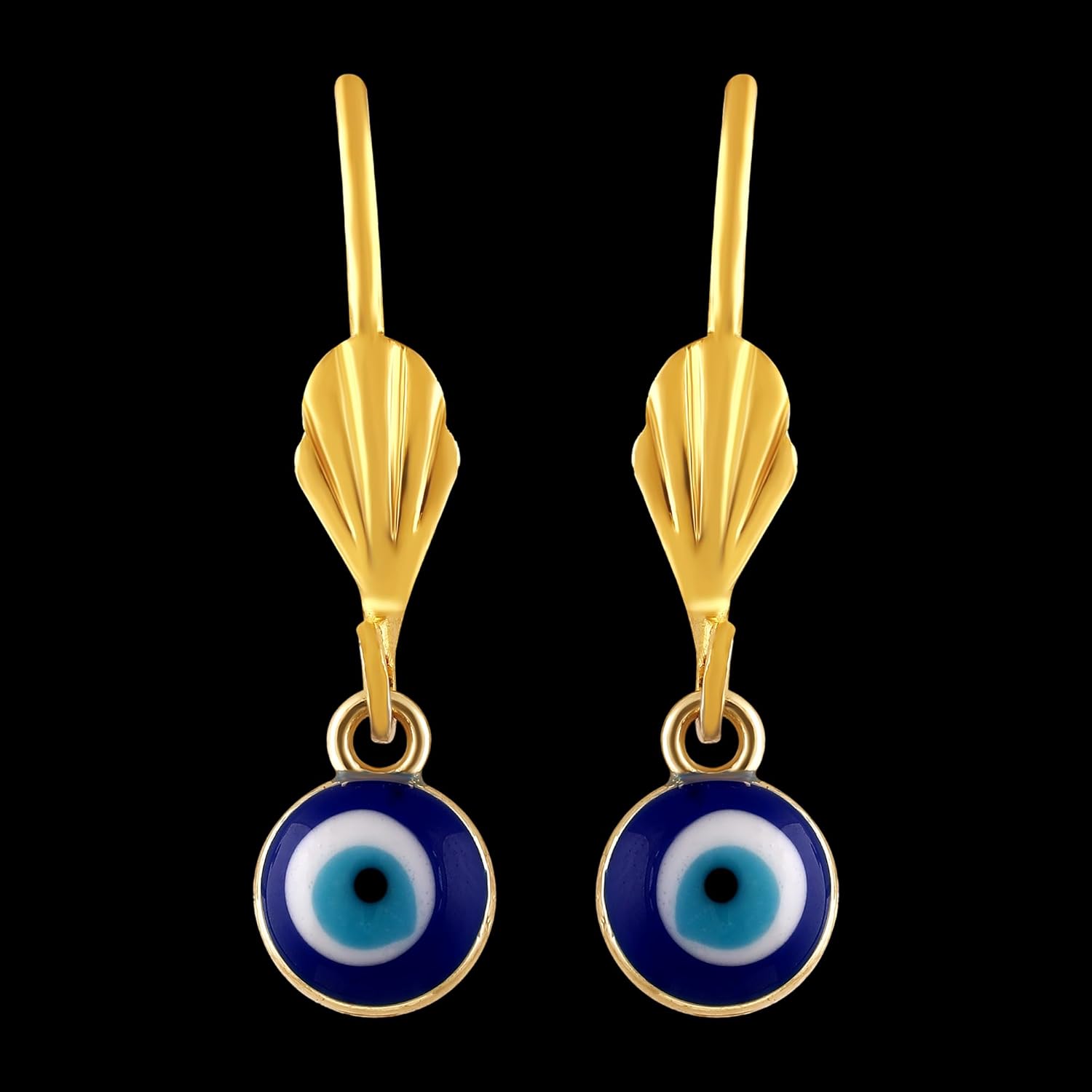BDIVA 18K Gold Plated Earrings for Woman and Girls/Hoops Earrings with Hook Closure, Latest Collection for Party, Festive Season and Gift, Handmade Earring - Image 8