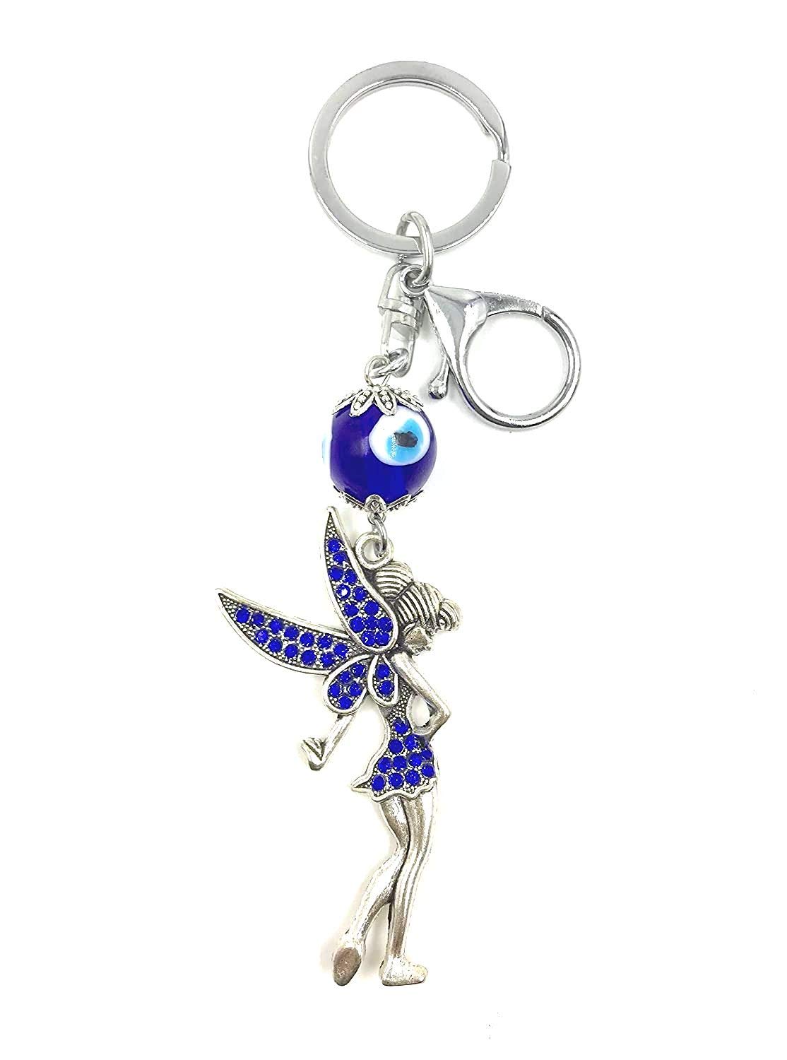 Trunkin Fairy Angel Girl Evil Eye Protection Keyring; Multicolour - Image 2