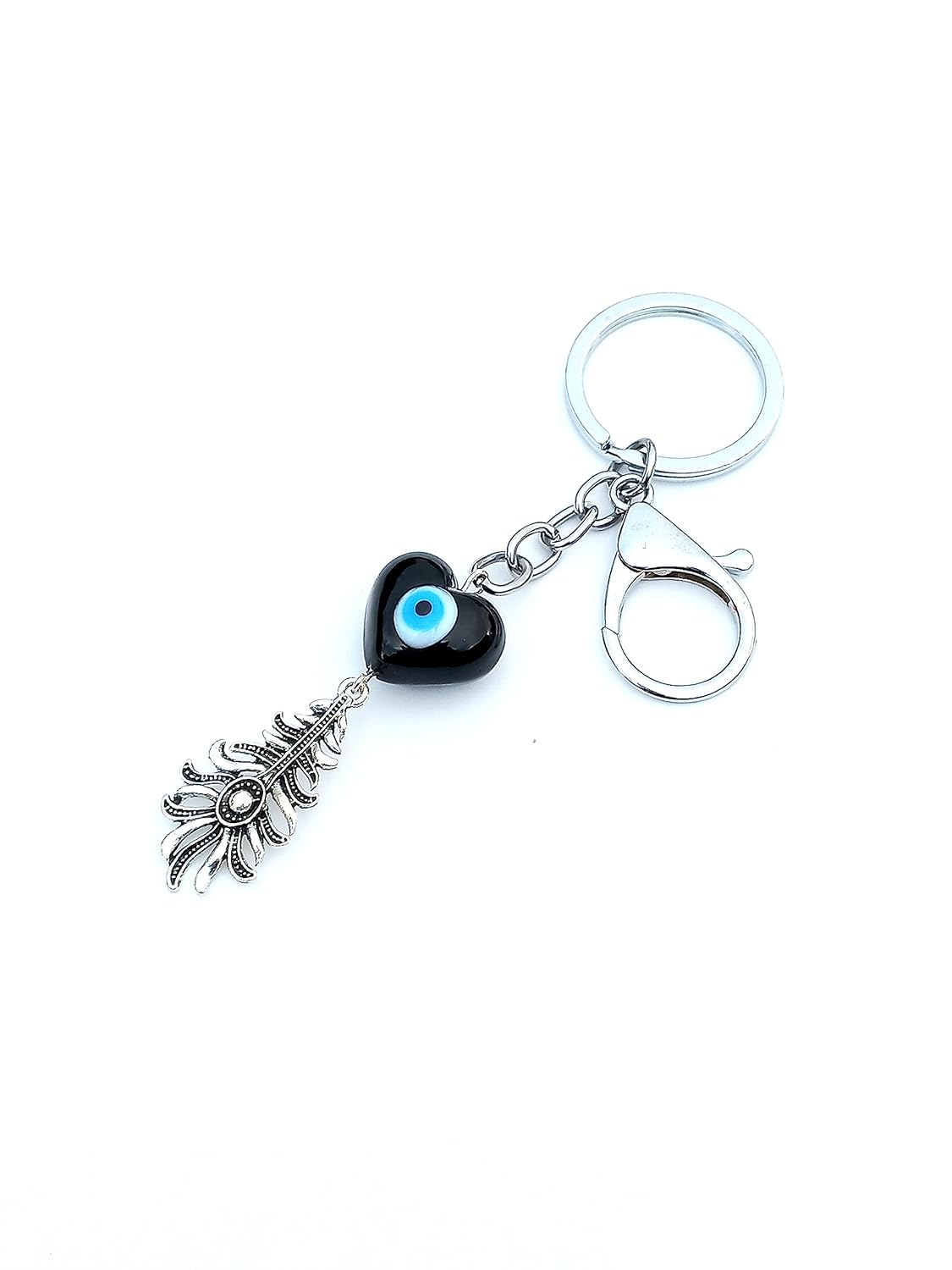 Lucky Evil Eye Keychain Eye Turkish Nazar Bead Keyring Good Luck Blessing Handbag Charm for Home Car Bag Purse Decoration, Blessing, Great Gift - Image 3