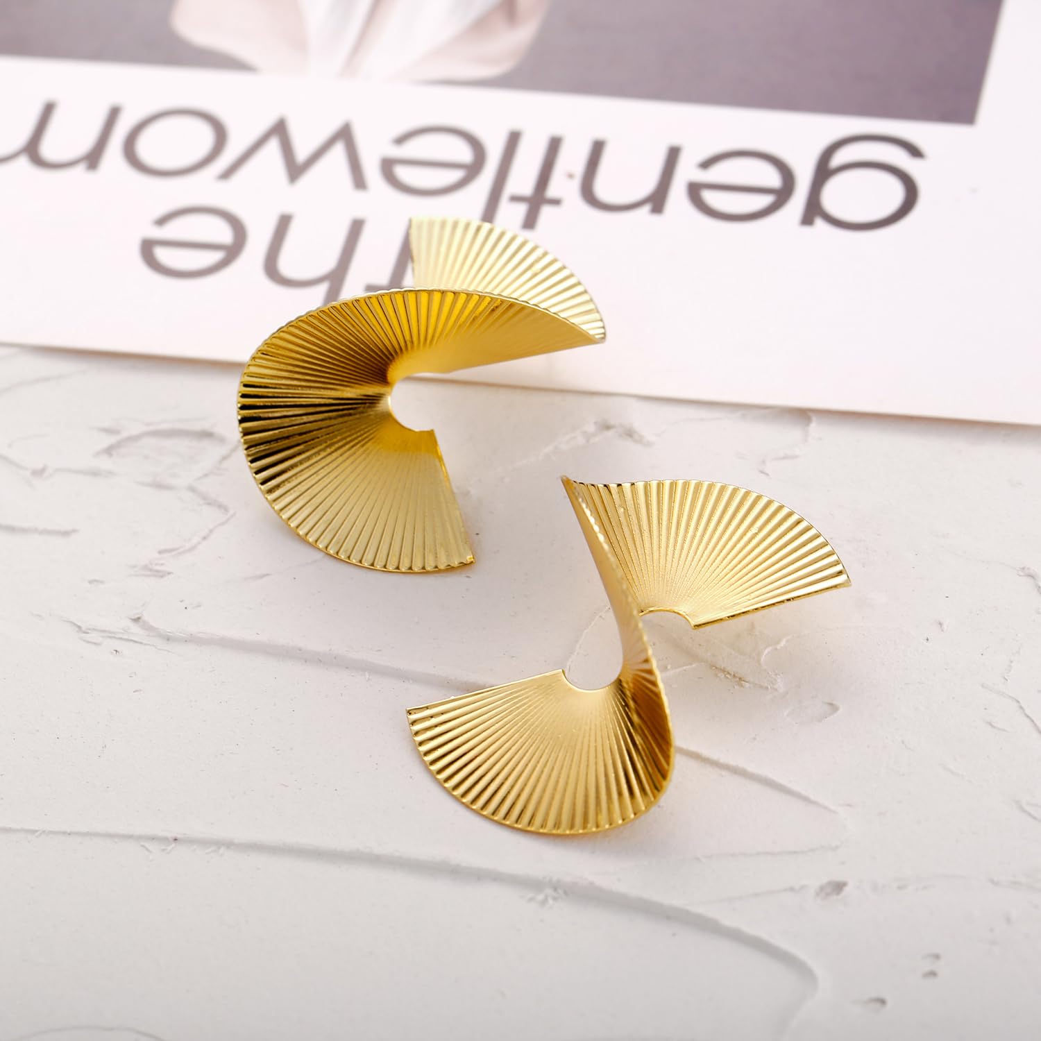 Shining Diva Fashion Latest Stylish Gold Plated Earrings for Women and Girls - Image 8