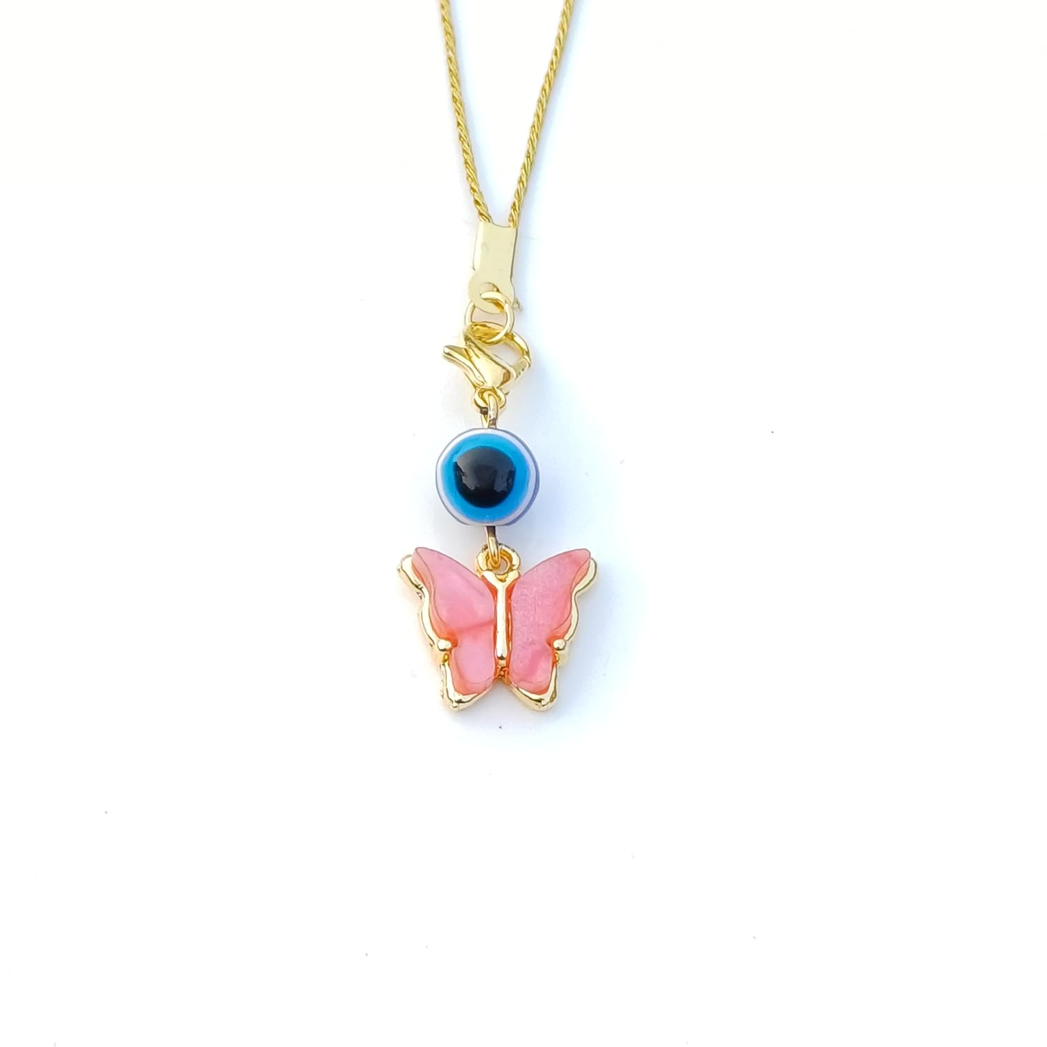 Cute Butterfly with Evil Eye Phone Charm Delicate Aesthetic Charm For Phone Bag Keychain Airpods Camera Pendants USB charm Decor - Image 3