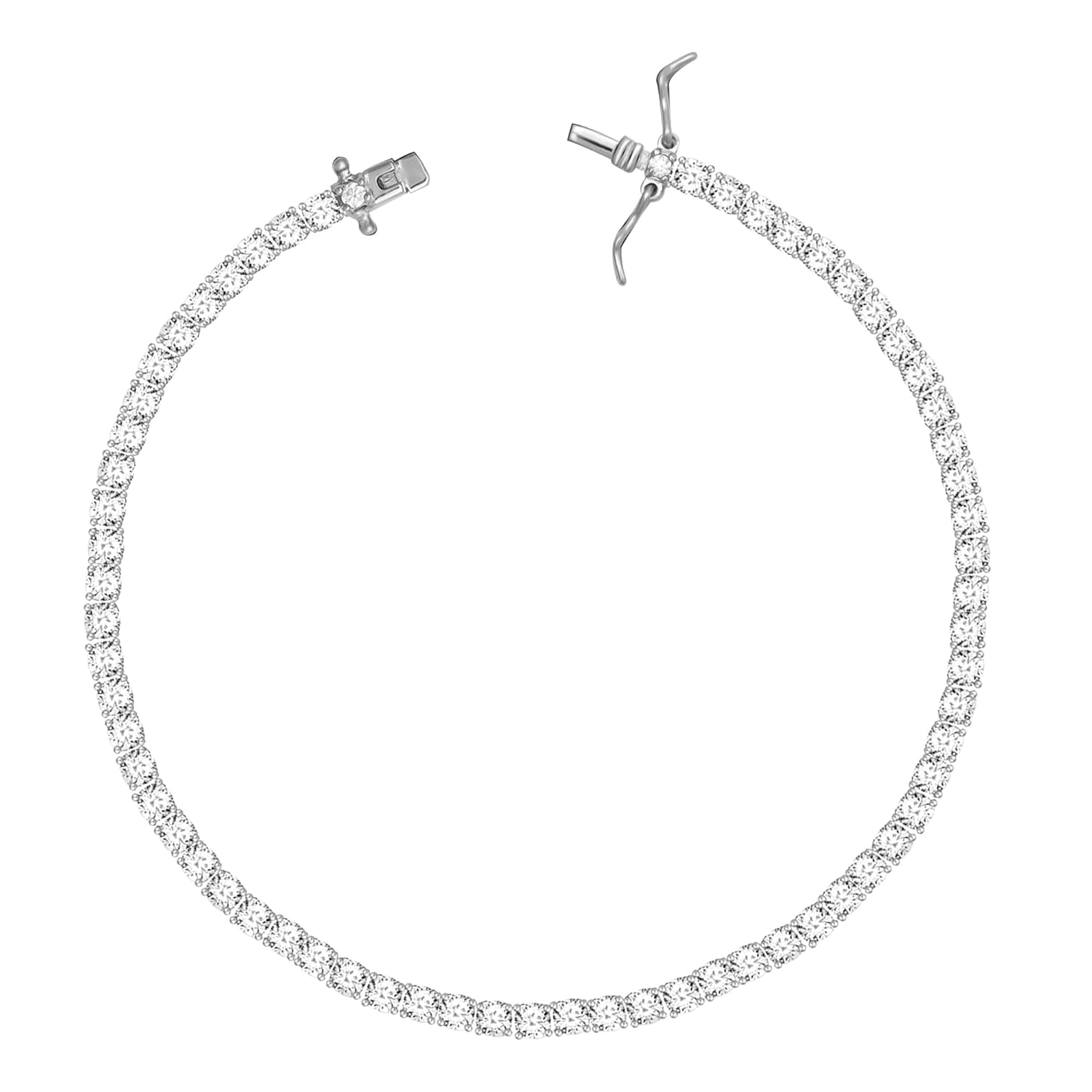 GIVA 925 Silver Zircon Tennis Bracelet|Gifts for Women and Girls | With Certificate of Authenticity and 925 Stamp | 6 Month Warranty - Image 2