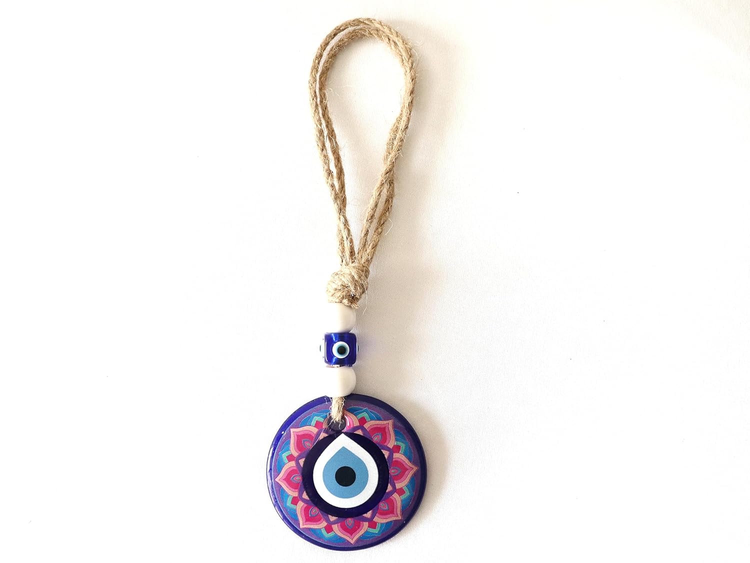 The Spiritual Living Evil Eye Hanging for Home | Evil Eye for Car | Feng Shui Items for Good Luck | Protection | Good Luck Charm | Health & Wealth | Car | Home & Office | 8 Inch | Nazar Battu - Image 3