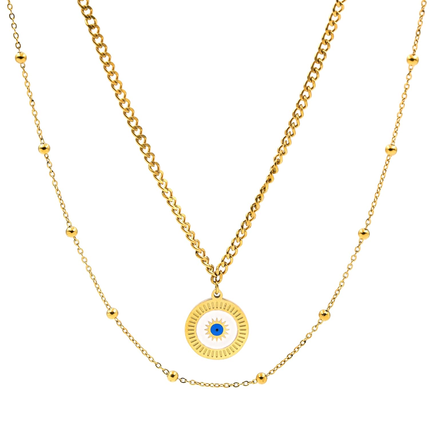 Artklim Gold Plated Pendant Necklace for Women & Girls - Image 2