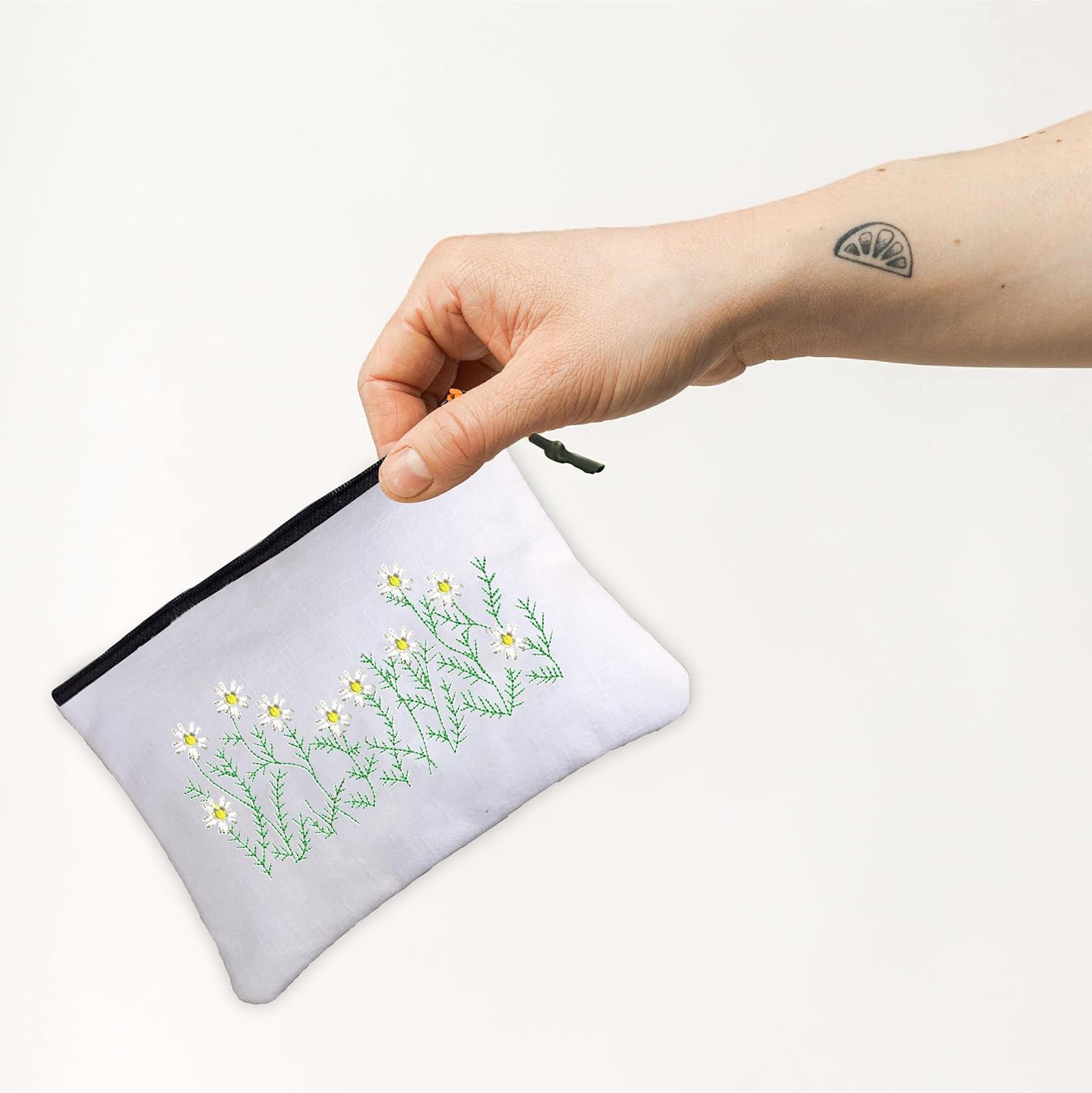 ISEE 360 Embroidery Pouches for Women Eco Friendly| Gifting|Flower Printed Purse|College Students|Girls - Image 5