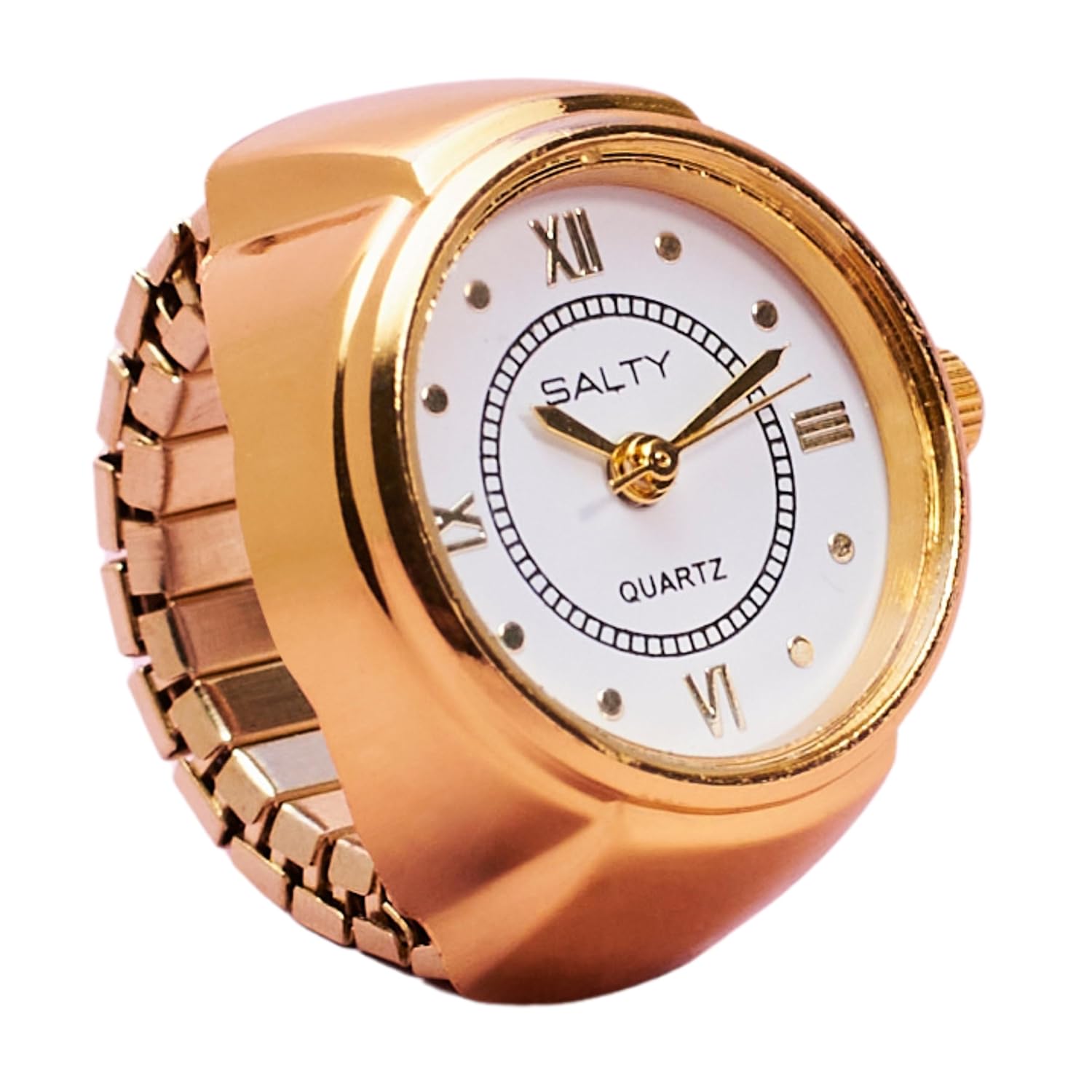 SALTY Ring Watch for Women & Girls | 6 Months Warranty | Stylish Stretchable | Anniversary, Engagement, Birthday & Everyday Wear Gift - Image 2