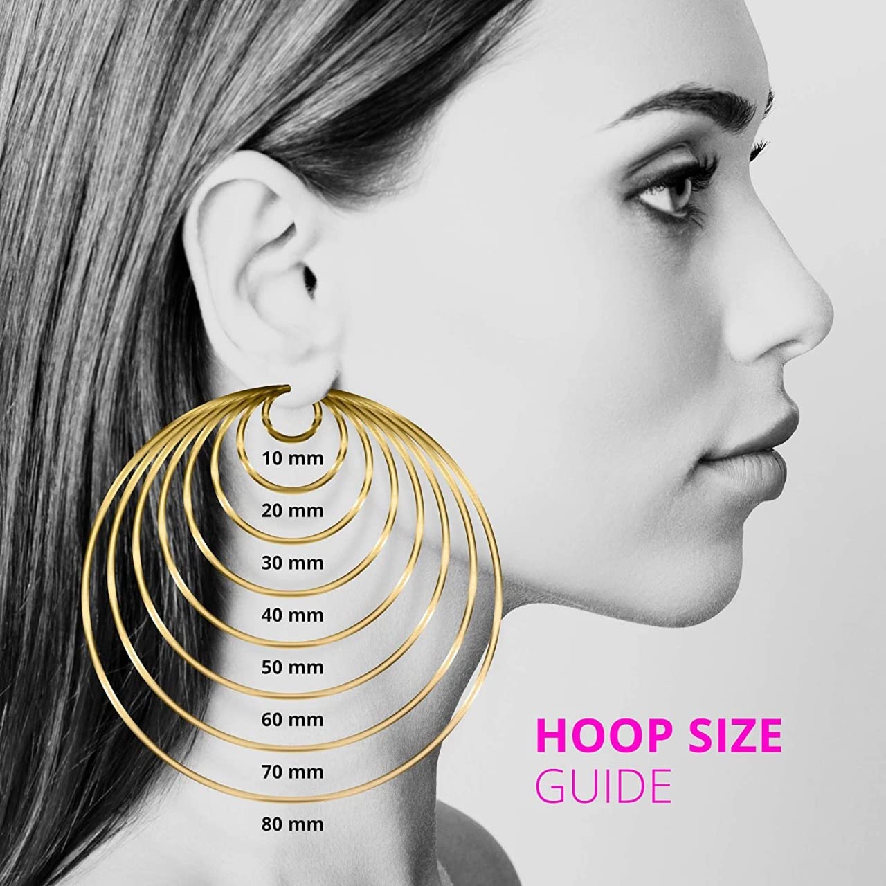 Shining Jewel - By Shivansh Women's Classic and Evergreen Designer Gold Hoop Earrings Combo (SJEC_35) - Pack of 2 - Image 6