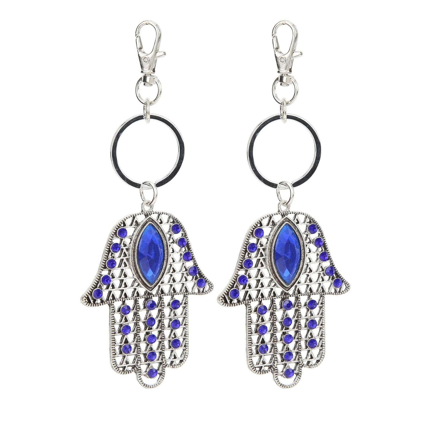 Evil Eye Keychain, Evil Eye Amulet Keychain Bag Charm Portable Exquisite for Belt Loop for Backpack for Handbag - Image 8