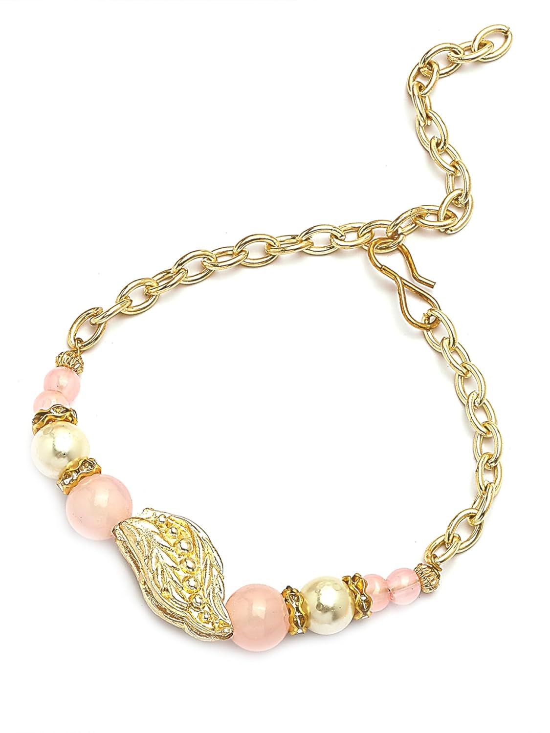 Karatcart Gold-Plated Kundan Rakhi Rakhi with Roli Chawal for Brother and Bhabhi - Image 5