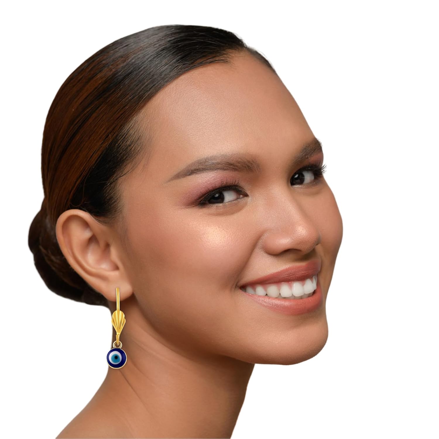 BDIVA 18K Gold Plated Earrings for Woman and Girls/Hoops Earrings with Hook Closure, Latest Collection for Party, Festive Season and Gift, Handmade Earring - Image 7
