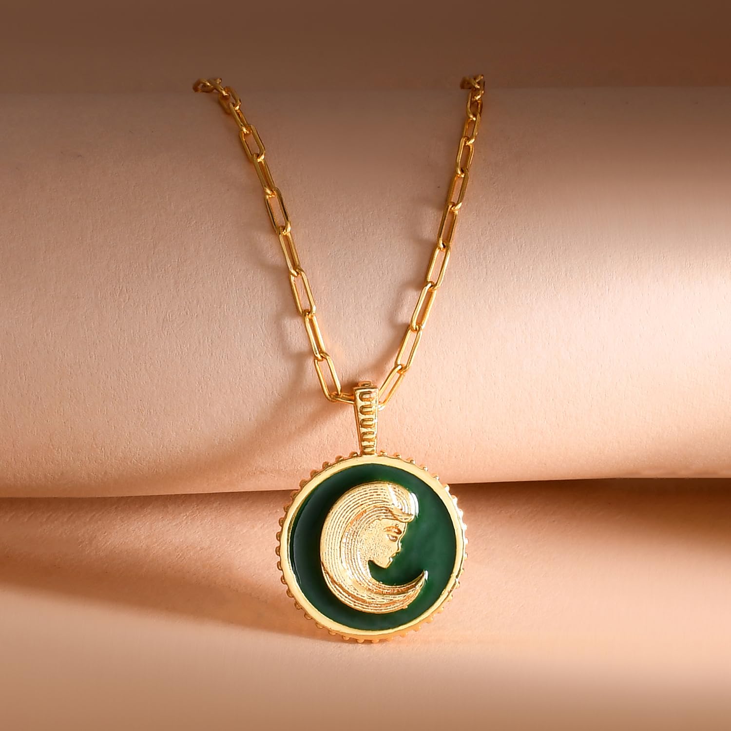 VOYLLA Zodiac Virgo And Evil Eye Reversible Pendant|Zodiac Sign|Everyday Pendant|Gift For Her - Image 3
