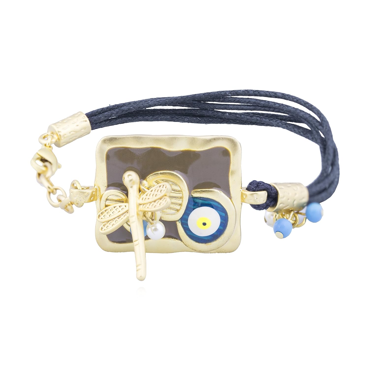 Shining Jewel Evil Eye Charms Bracelet for Girls & Women (SJ_3139) - Image 2