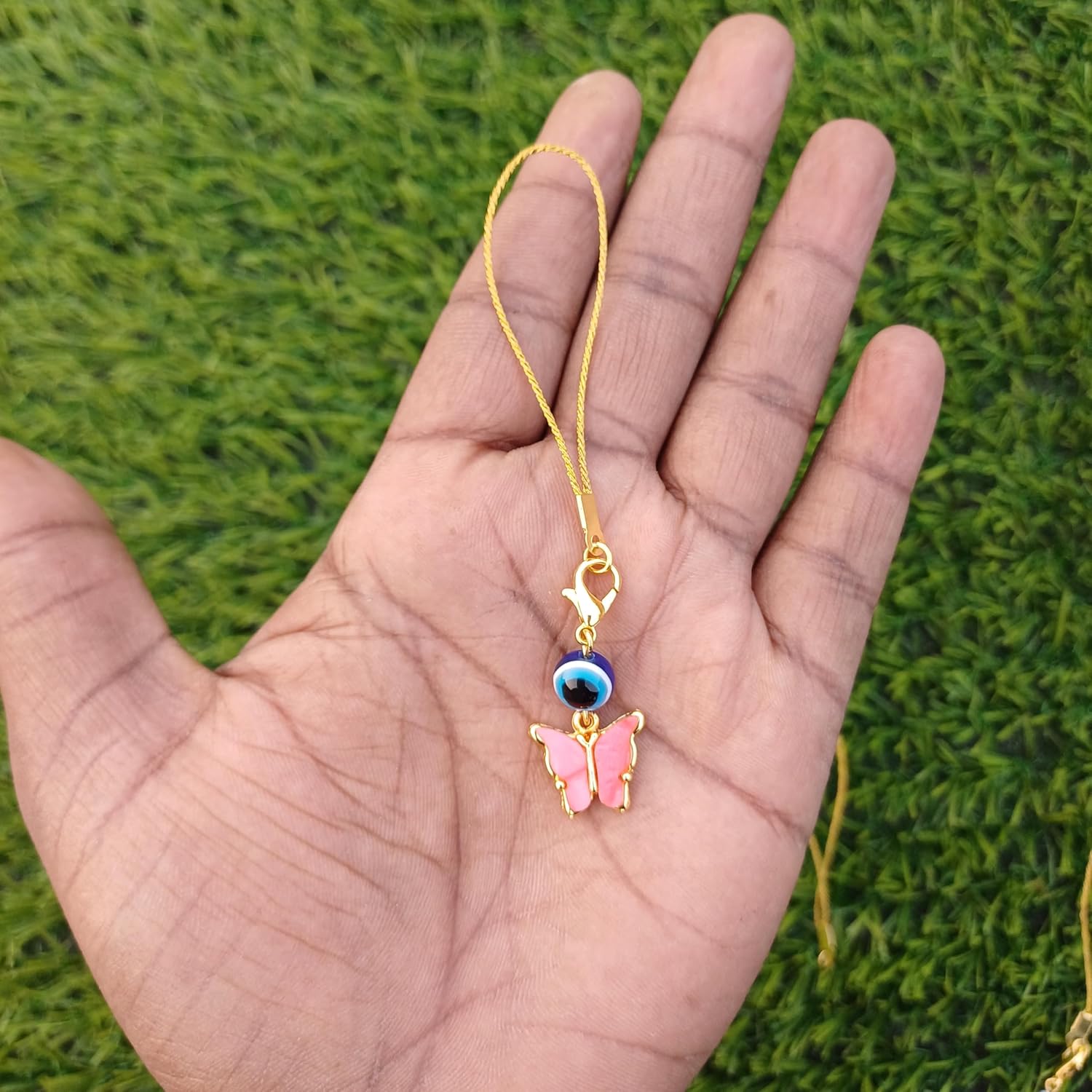 Cute Butterfly with Evil Eye Phone Charm Delicate Aesthetic Charm For Phone Bag Keychain Airpods Camera Pendants USB charm Decor - Image 7