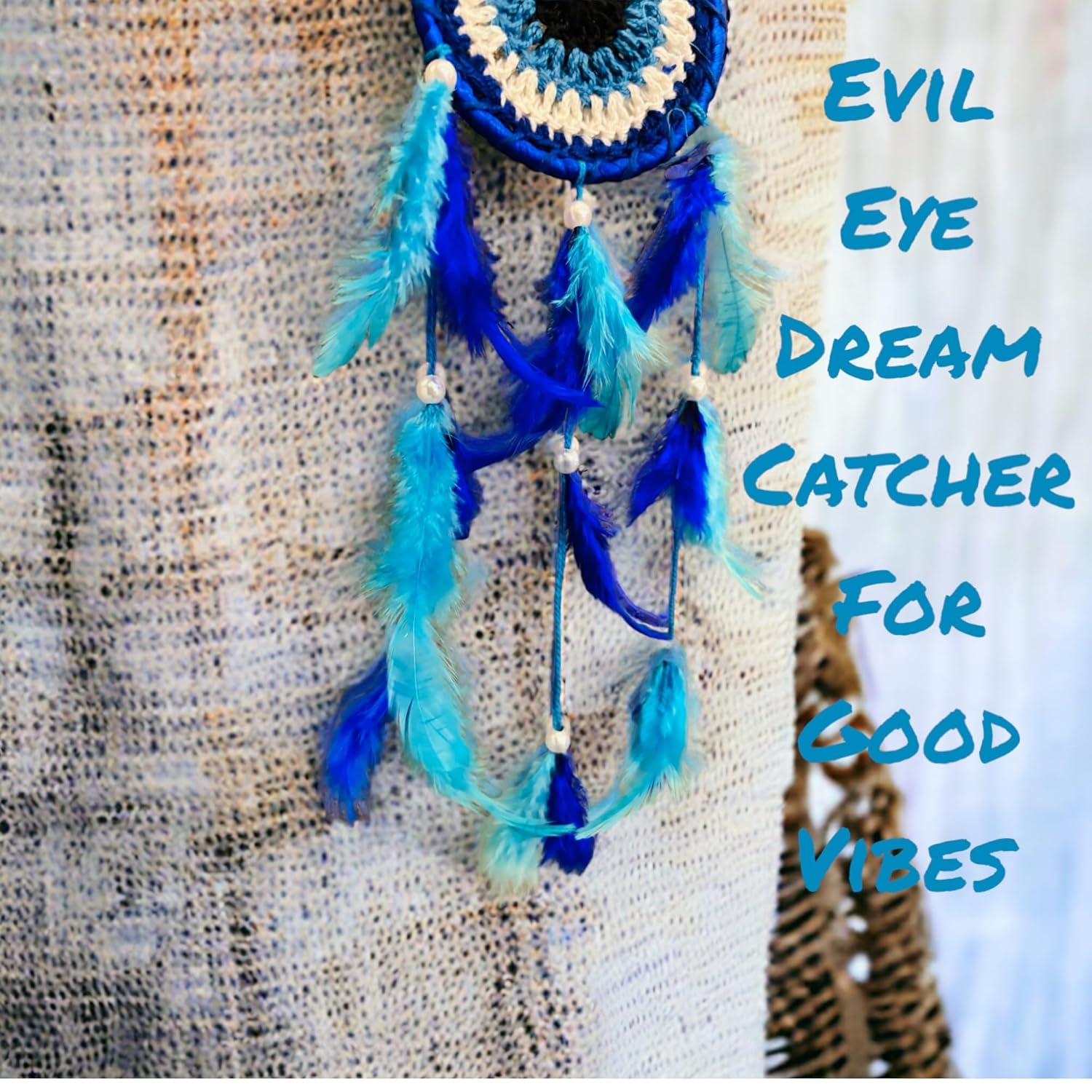 Evil Eye Dream Catcher for Car & Home | Evil Eye Hanging | Car Hanging for Good Luck & Prosperity | Bad Energy Protector | Car Evil Eye - Image 4