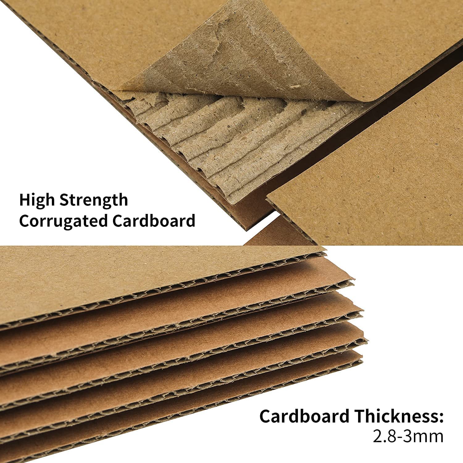 SecureShip 4 x 4 x 4 Corrugated Cardboard 3 Ply Box For Packing, Moving, Shipping, Gifting, Multi Propose Use (Pack of 10) - Image 7