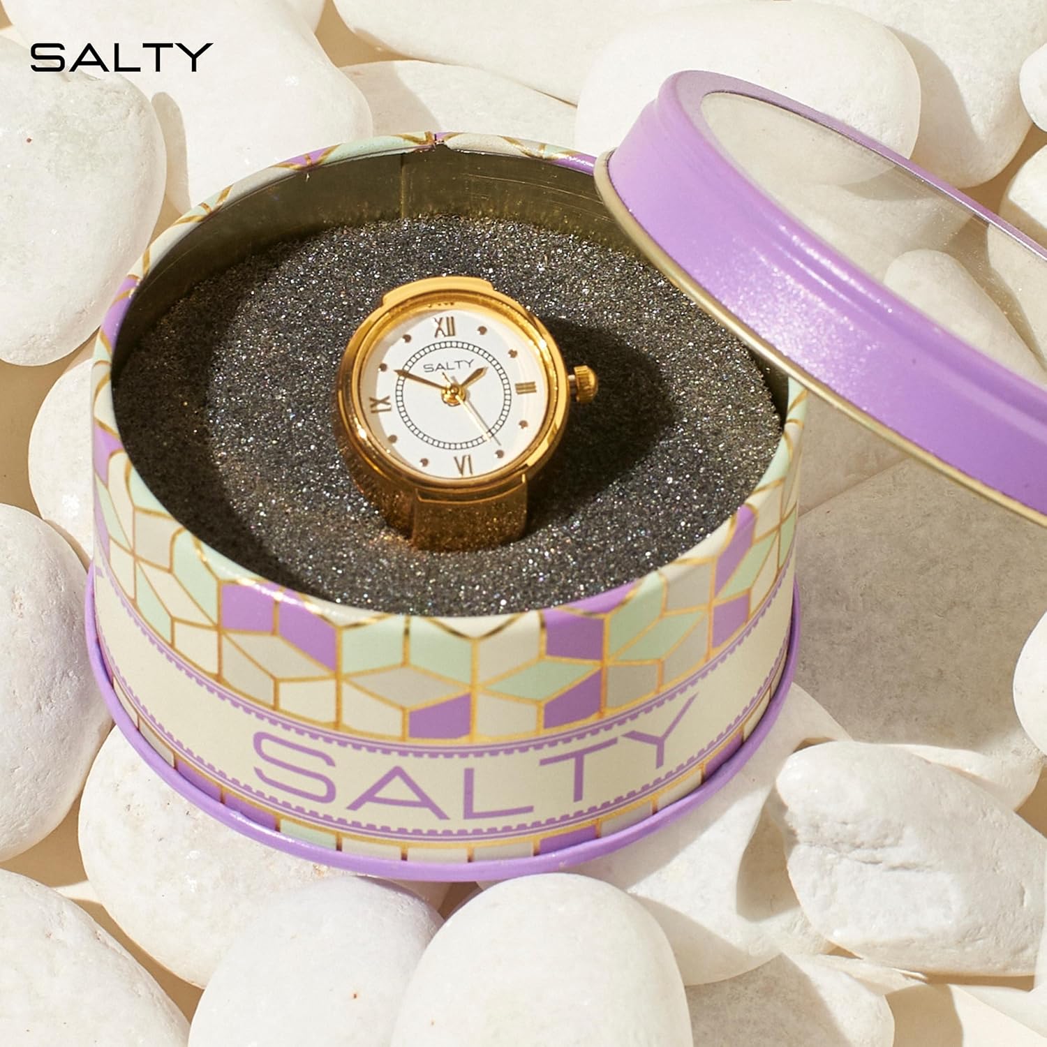 SALTY Ring Watch for Women & Girls | 6 Months Warranty | Stylish Stretchable | Anniversary, Engagement, Birthday & Everyday Wear Gift - Image 4