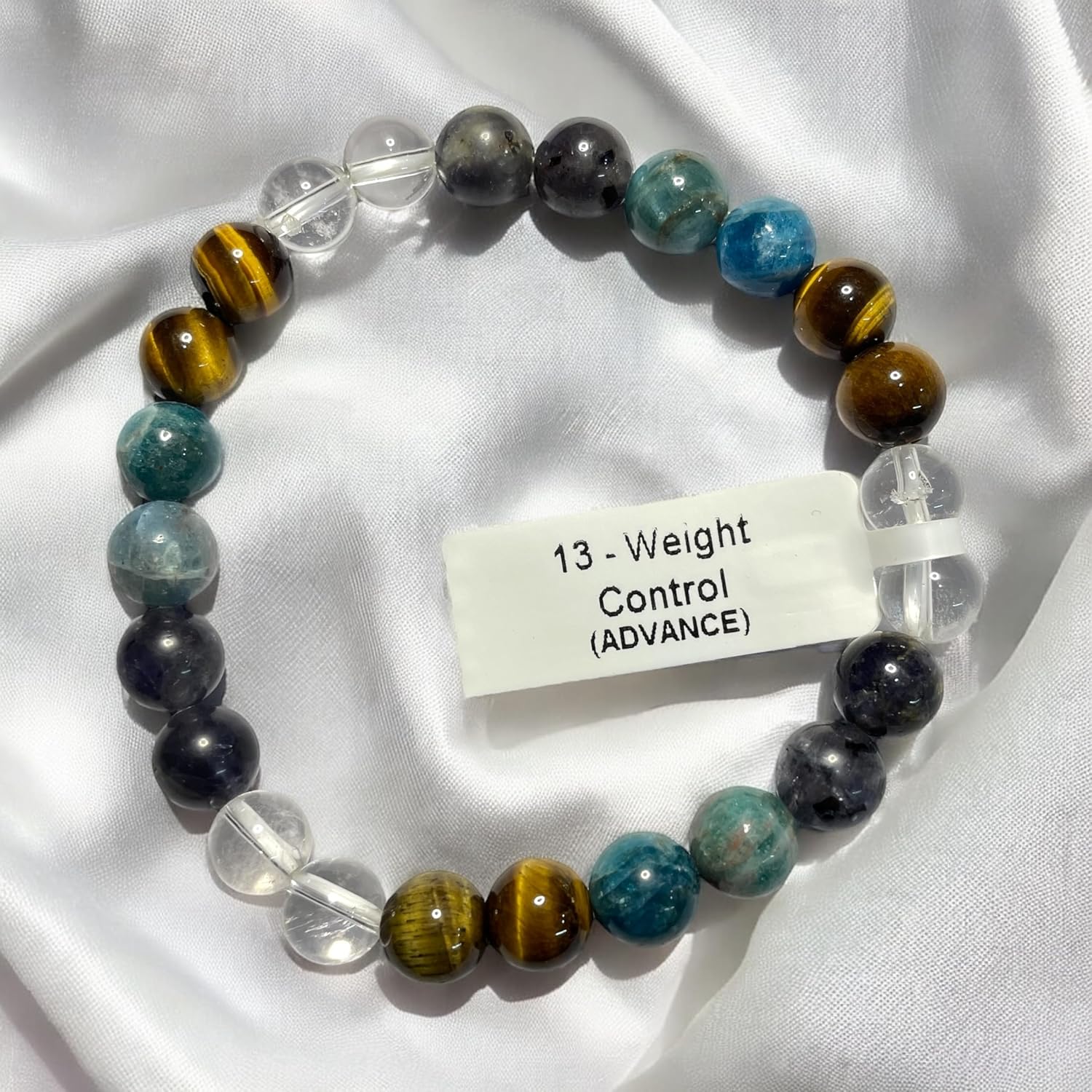 rocksmins Remedies Bracelet Advance Natural Original Crystal Real Stone Reiki Crystal Healing Positive Energy Attraction Stylish for Men Women Boy Girl Unisex 8mm Beads Stretchable - Image 6
