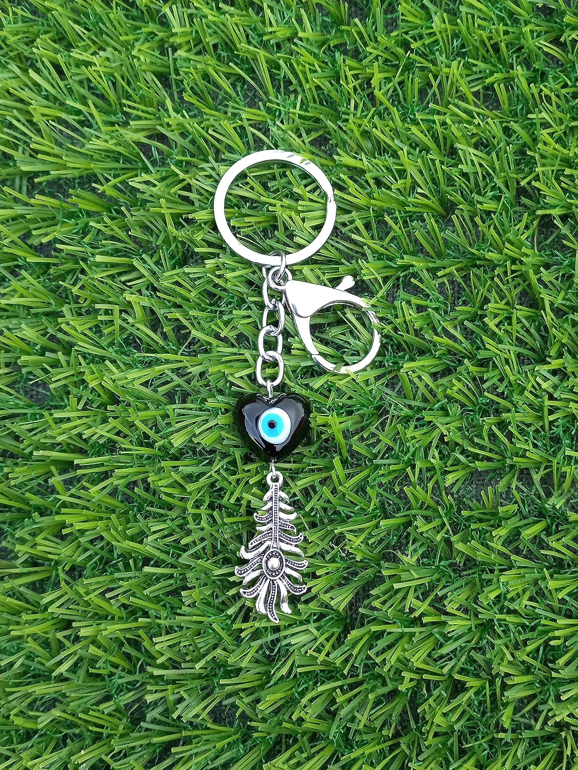 Lucky Evil Eye Keychain Eye Turkish Nazar Bead Keyring Good Luck Blessing Handbag Charm for Home Car Bag Purse Decoration, Blessing, Great Gift - Image 5
