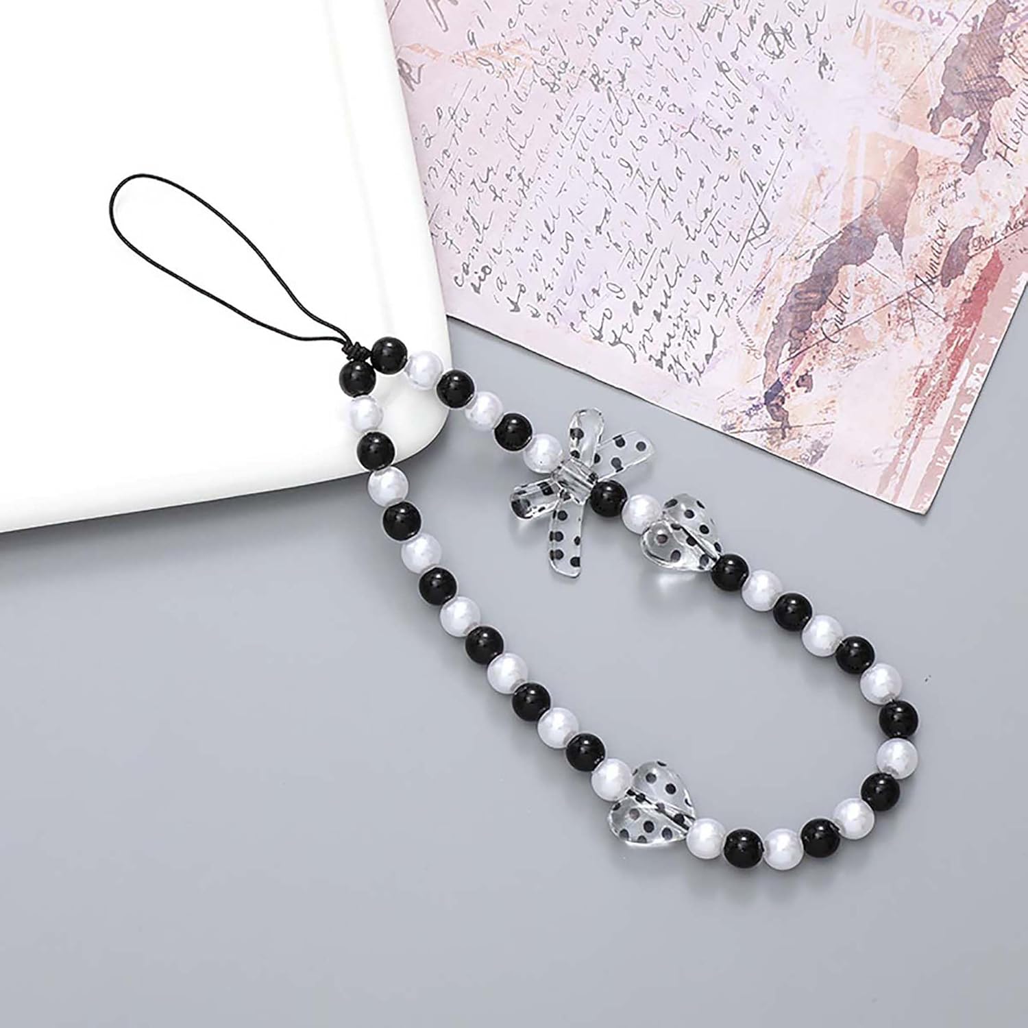 YohokGo Cell Wrist Strap Phone Chain Lanyard Beaded Charms - Image 6