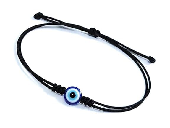 SUSVIJ Handmade Evileye Dhagas Bracelet Adjustable for Women, Men, Girls, Boys Nazar Bracelets 4 Piece Adjustable Black Thread Bracelets Protection - Image 5
