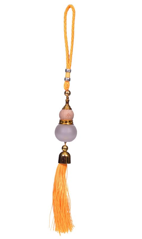 MammaYo Evil Eye Hanging for Home Entrance Kalash Lattu Yellow Evil Eye Feng Shui Pendant Ornament Amulet for Wall Door Car Dashboard Hanging Turkish Nazar Battu Good Luck and Prosperity - Image 2