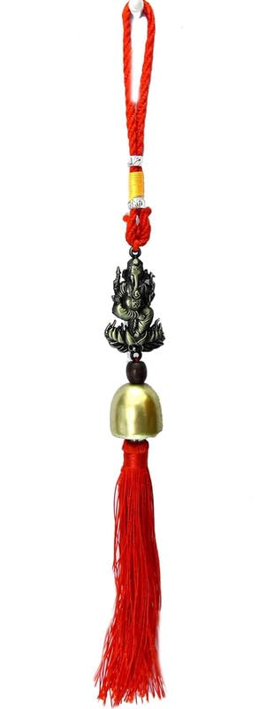 MammaYo Evil Eye Hanging for Home Entrance Lotus Ganesh Evil Eye Feng Shui Pendant Ornament Amulet for Wall Door Car Dashboard Hanging Turkish Nazar Battu Good Luck and Prosperity - Image 2