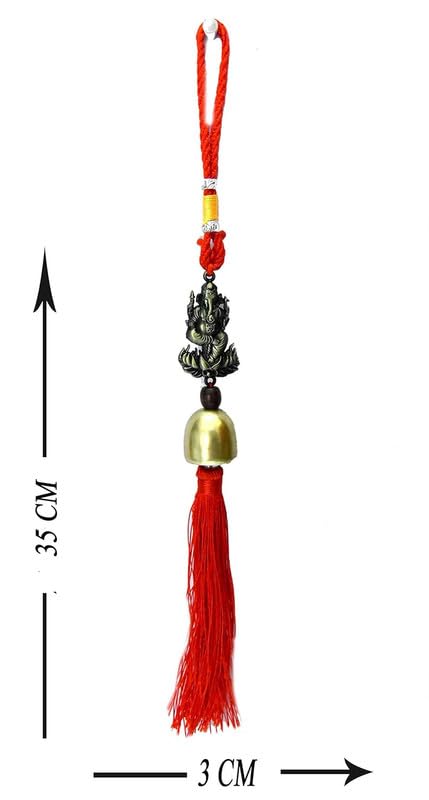 MammaYo Evil Eye Hanging for Home Entrance Lotus Ganesh Evil Eye Feng Shui Pendant Ornament Amulet for Wall Door Car Dashboard Hanging Turkish Nazar Battu Good Luck and Prosperity - Image 5