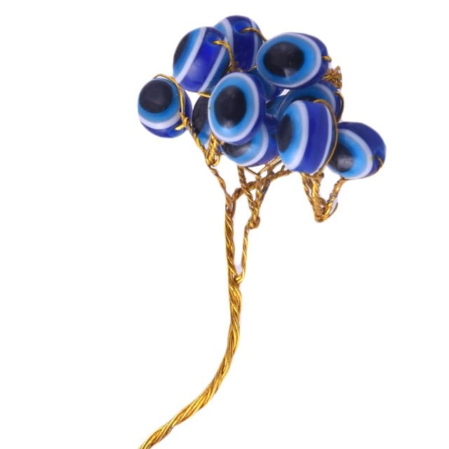 Prikrishna Semi Precious Stone Evil Eye Tree for Family Protuction,Positive Sleep, Decoration Items for Living Room, Drawing Room Side Table Decor(PRI_107) - Image 7