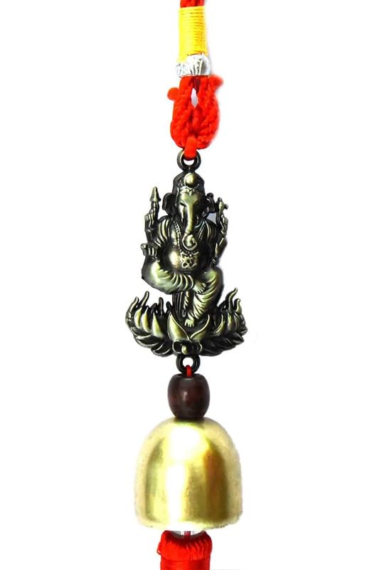 MammaYo Evil Eye Hanging for Home Entrance Lotus Ganesh Evil Eye Feng Shui Pendant Ornament Amulet for Wall Door Car Dashboard Hanging Turkish Nazar Battu Good Luck and Prosperity - Image 4