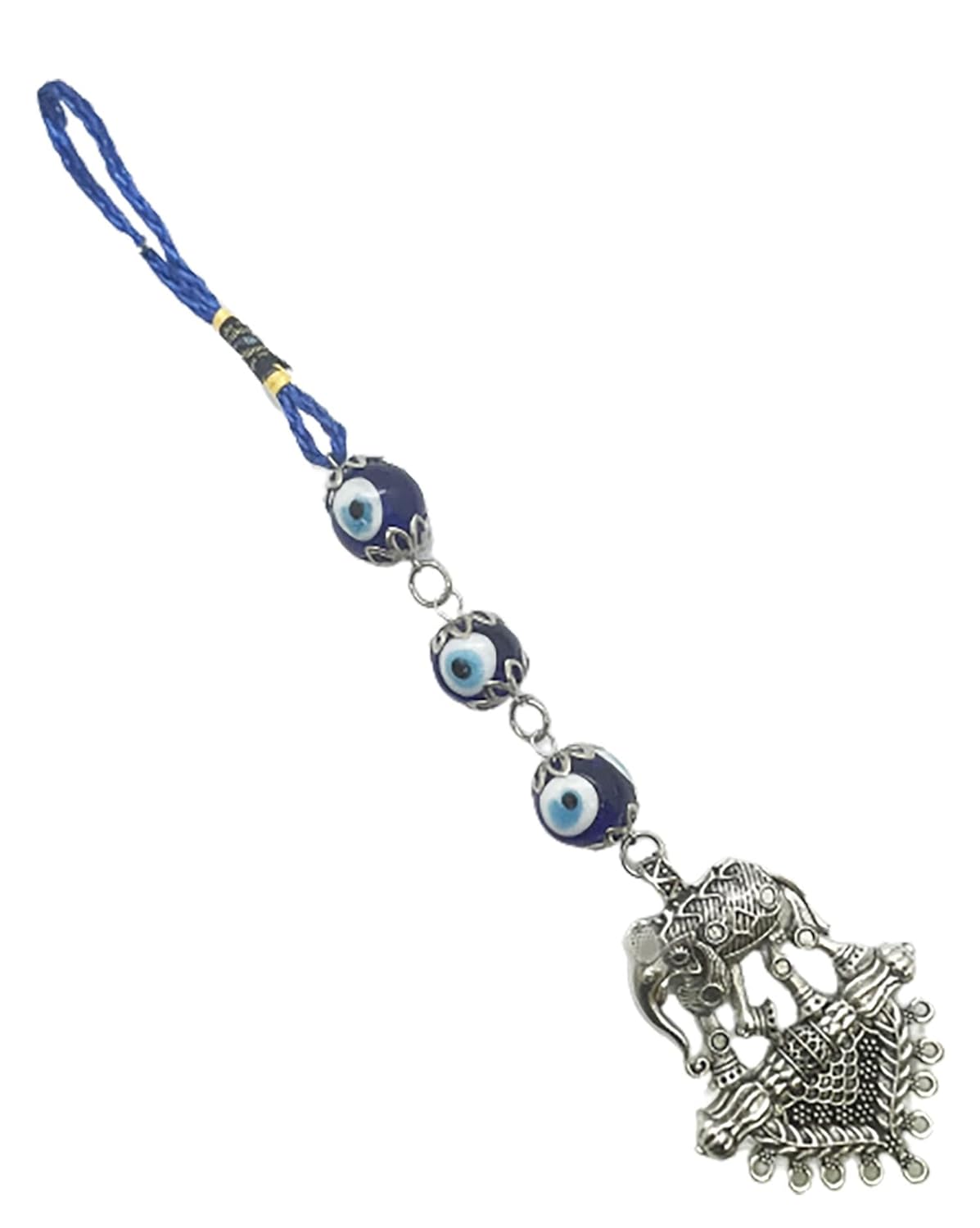 Natchcart Decorative Blue Turkish Evil Eye Hanging for Home Protection, Good Luck Charm and Prosperity, Interior Wall Hanging Showpiece-25cm (FS-2799) - Image 4
