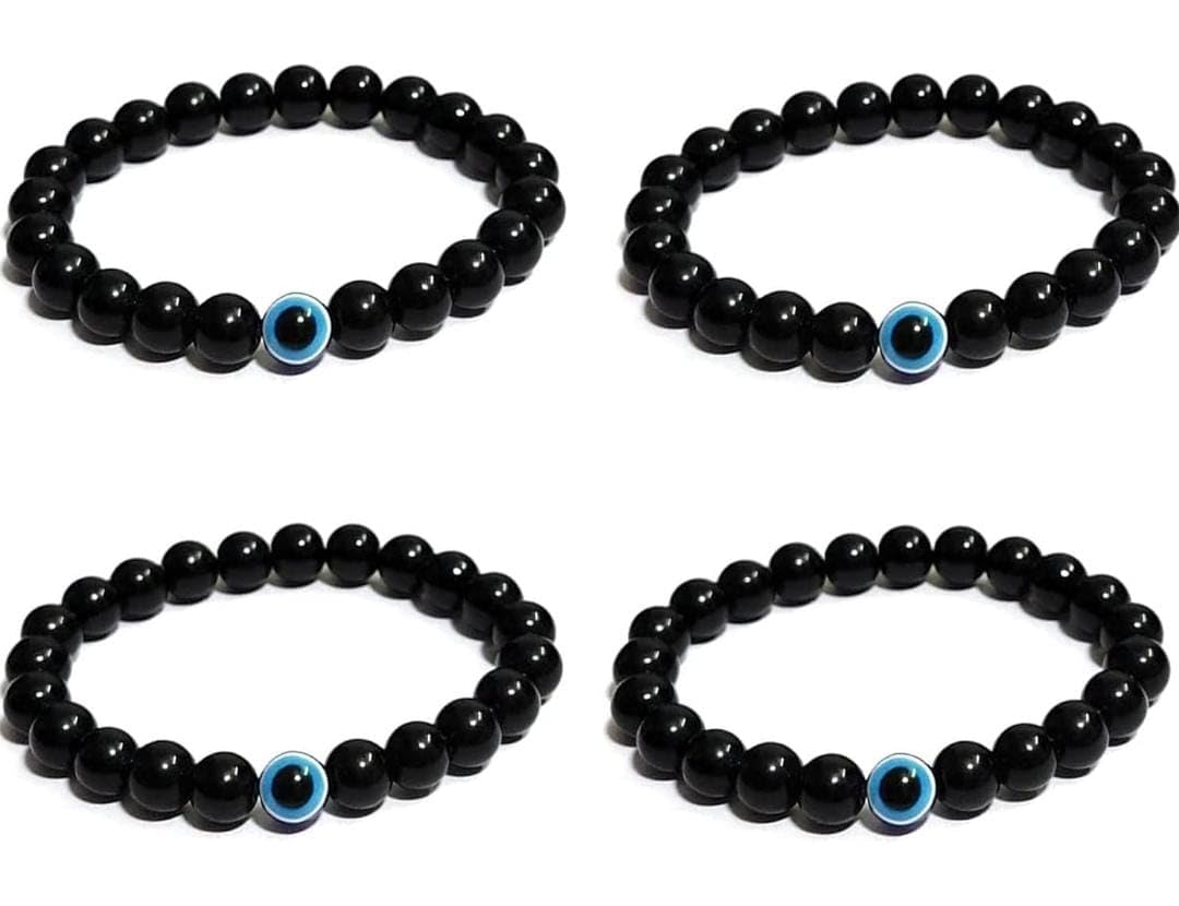 PARTISH Evil Eye Friendship Bands For Boys, Girls And Best Friends (EVIL EYE PACK OF 10) - Image 3