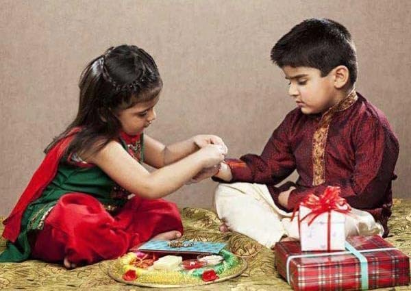 JAGMOOLYA PRODUCTS Blue Eye Rakhi for Brother Set bracelet for brother Designer Rudraksha Raksha Bandhan for Bhaiya Bhabhi Rakhi multi designed - Image 4
