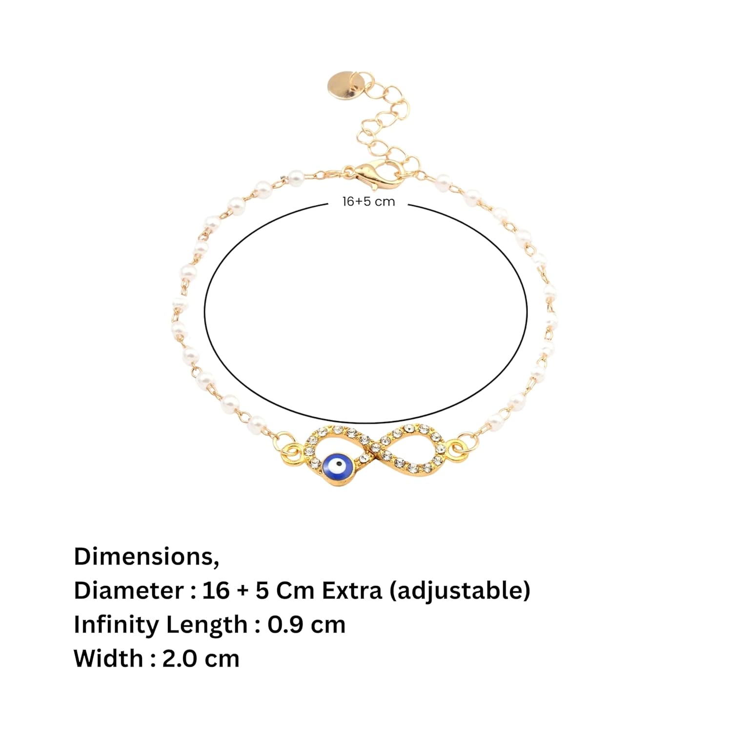 SALTY Set of 1 Rakhi for Brother | Rakhi Gift Pack for Sister, Bhaiya and Bhabhi | Bracelet for Men, Women | Fancy Jewellery Combo Gifts | Hand Band | Ideal for Gifting Hamper - Image 5