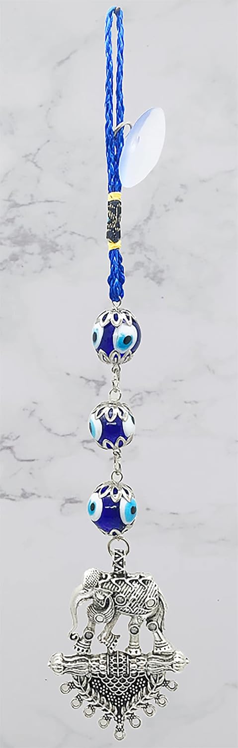 Natchcart Decorative Blue Turkish Evil Eye Hanging for Home Protection, Good Luck Charm and Prosperity, Interior Wall Hanging Showpiece-25cm (FS-2799) - Image 7