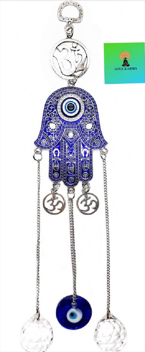 Soul Karma Feng Shui Vastu Turkish Hamsa Hand Evil Eye Door Hanging Nazar Suraksha Protection Good Luck Gifting (Medium) - Image 4