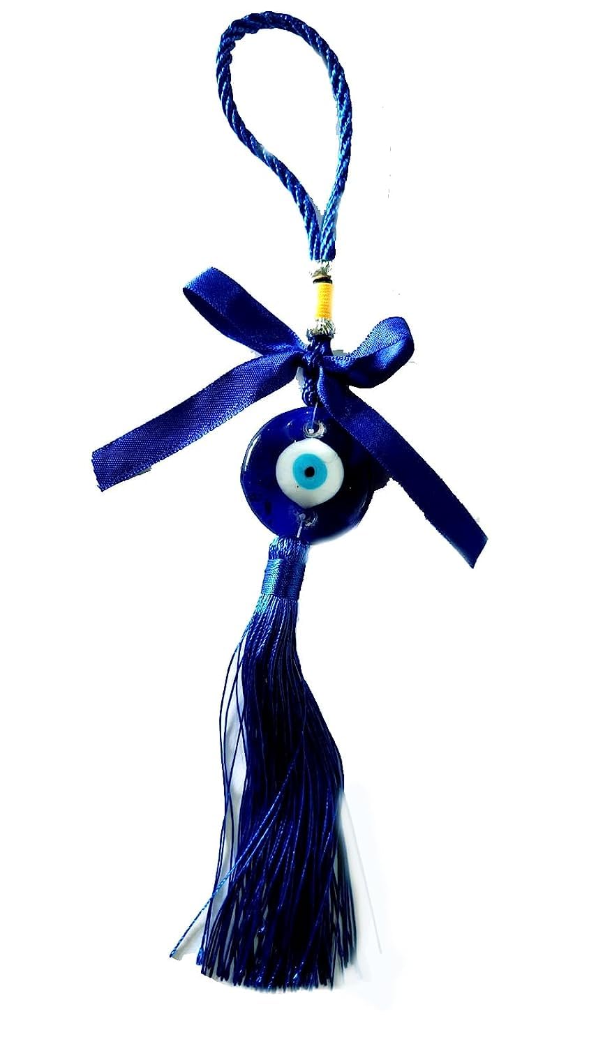 Denique Evil Eye Home Decor Turkish Hamsa Glass Greek Wall Hanging Home, Kitchen Decoration Ornament Nazar Battu Boncugu Amulet Charms Talisman Devil Eyes Protection & Attract Good Luck - Image 5