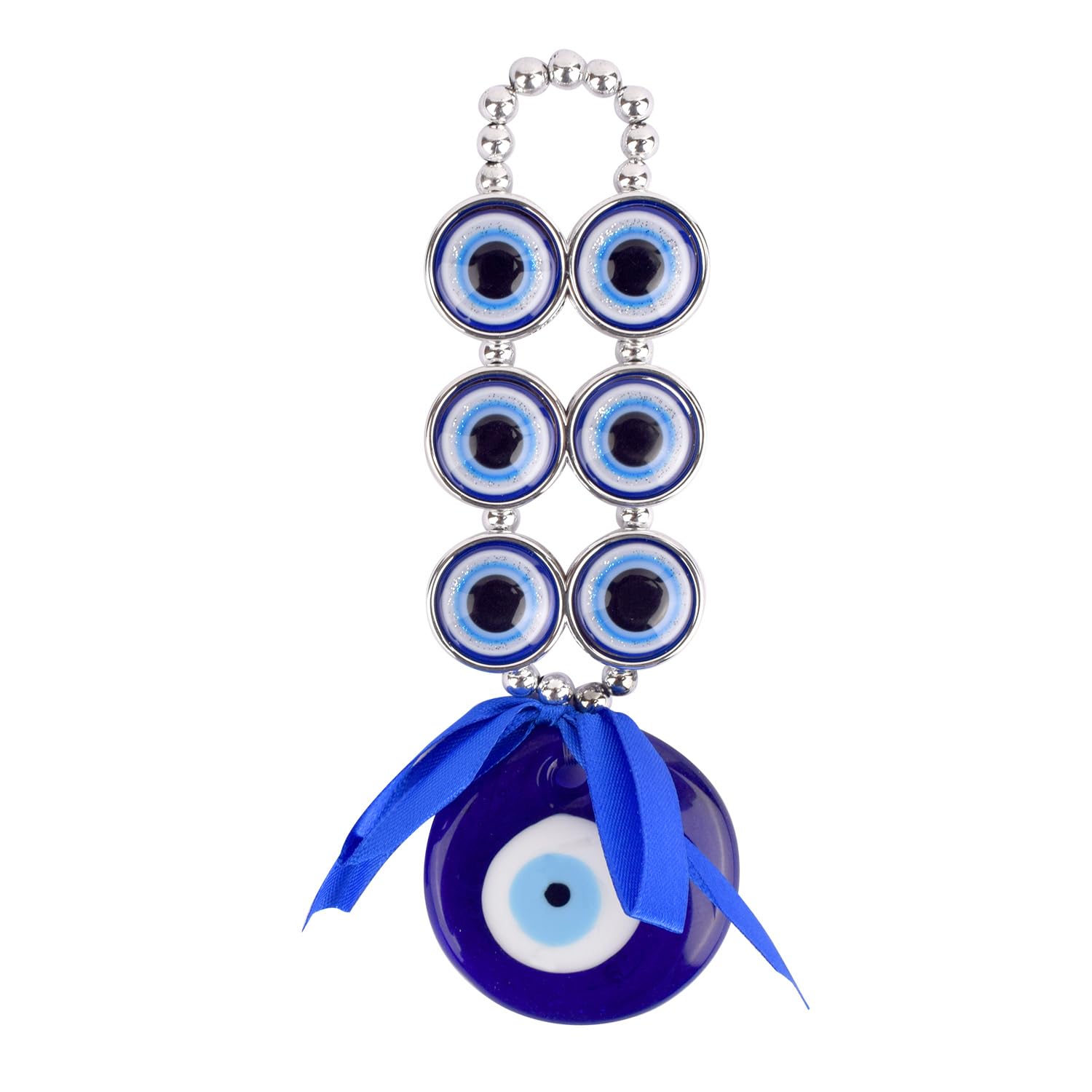 Satvik Blue Evil eye charm Hanging for home and car Attract good luck and prosperity– Home Decor - Image 5