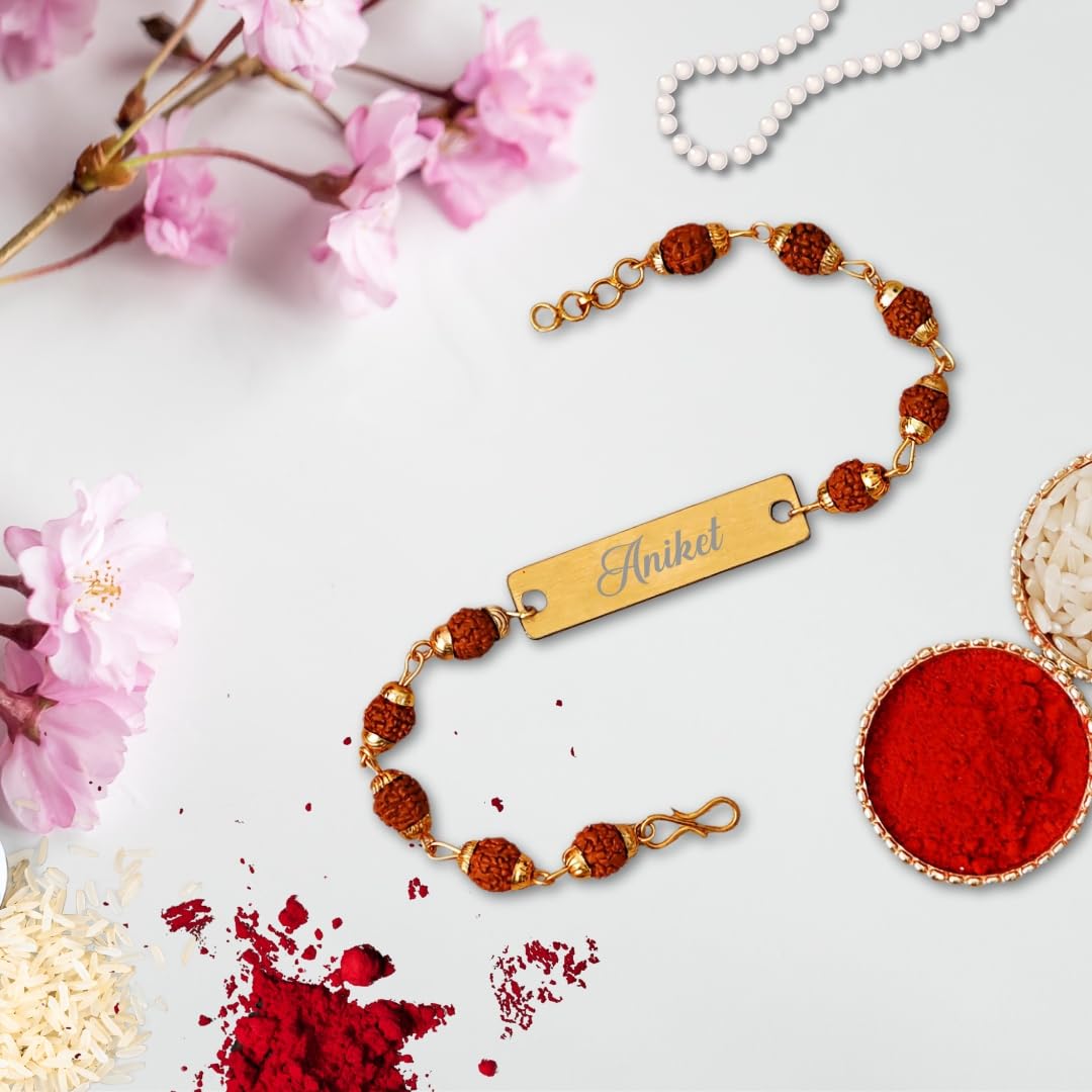 Innovative Gifts Personalised Rakhi for Couple - Exquisite Rakshabandhan Gift | Stylish and Trendy Rakhi for bhai & Bhabhi - Image 8