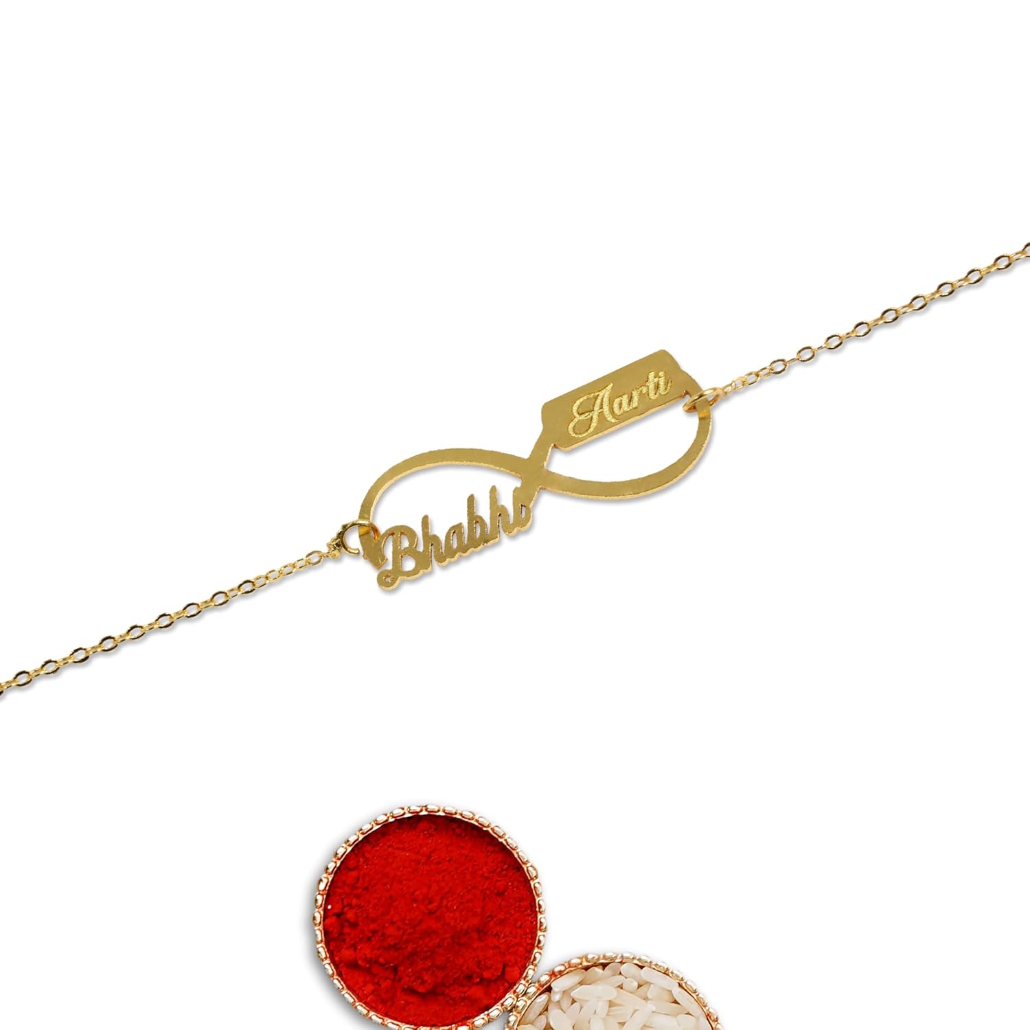 Innovative Gifts Personalised Rakhi for Couple - Exquisite Rakshabandhan Gift | Stylish and Trendy Rakhi for bhai & Bhabhi - Image 10