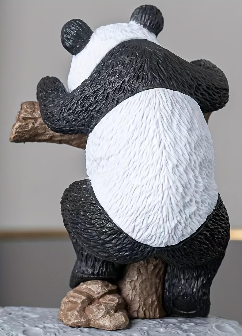 Street27® Cute Panda Mobile Stand Showpiece for Home Décor Idols for Office Desk Table, Creative Phone Stand Holder Tabletop Statue for Gift Gifting Items Birthday Decoration (Cute Panda), Space - Image 7