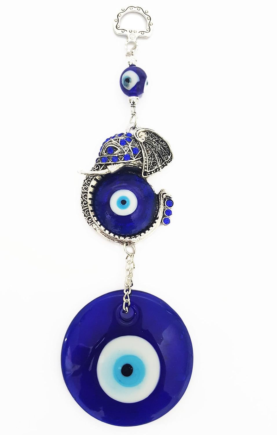Mehrunnisa Evil Eye Good Luck Charm Hanging in Glass (MEH616) - Image 2