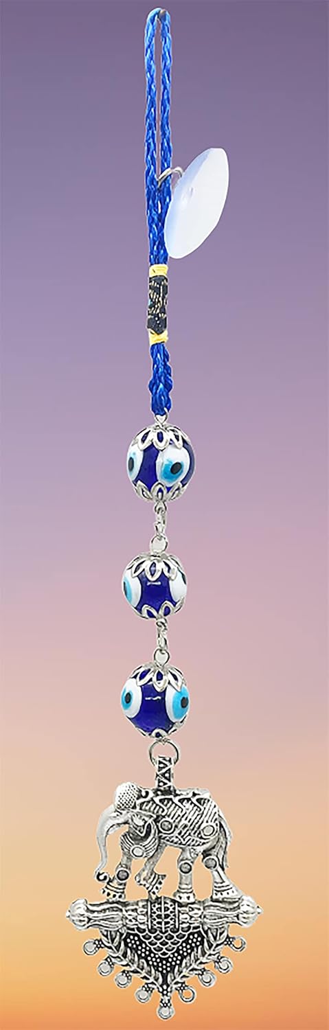 Natchcart Decorative Blue Turkish Evil Eye Hanging for Home Protection, Good Luck Charm and Prosperity, Interior Wall Hanging Showpiece-25cm (FS-2799) - Image 6
