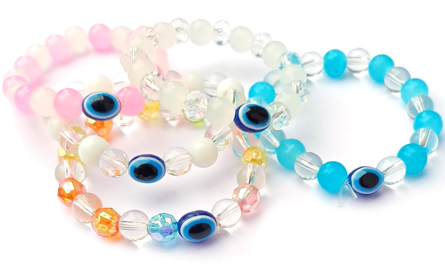 Forty Wings Pack Of 6 Different Evil Eye Friendship Band For Girls Adults And Kids Friendship bracelet, Friendship Band For Briendship Day Rakhi For Kids Sister Rakhi Gift Girls - Image 8