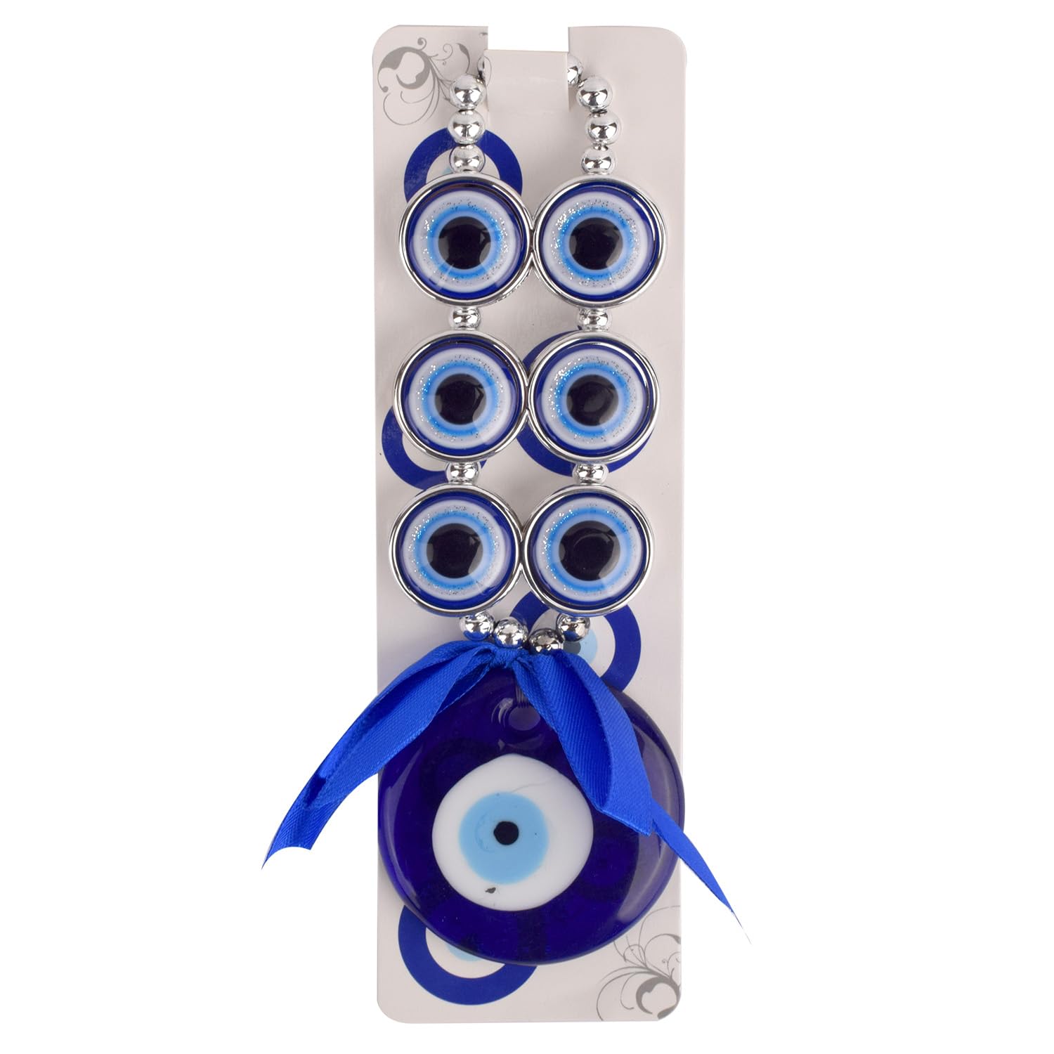 Satvik Blue Evil eye charm Hanging for home and car Attract good luck and prosperity– Home Decor - Image 6