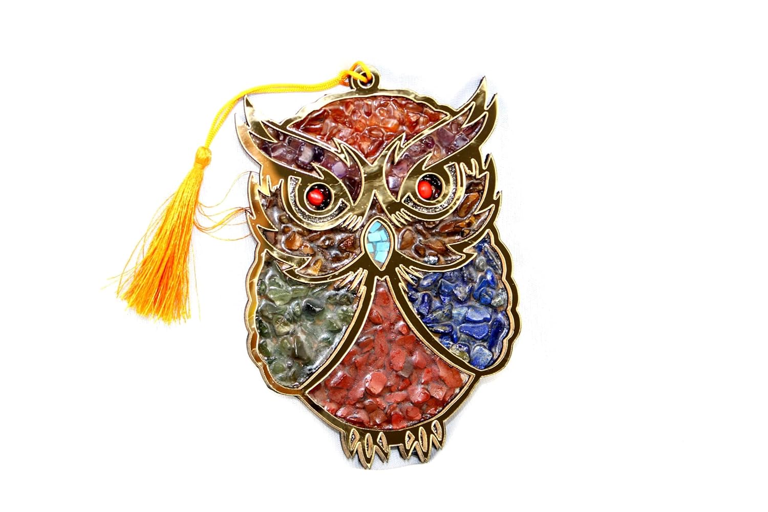 Jet International Wall hangings Chakra - Owl, Vastu Product, Remove Negative Energy, Priestly Blessing Evil Eye Protection, Home, Office and Car, 5 Inch - Image 3