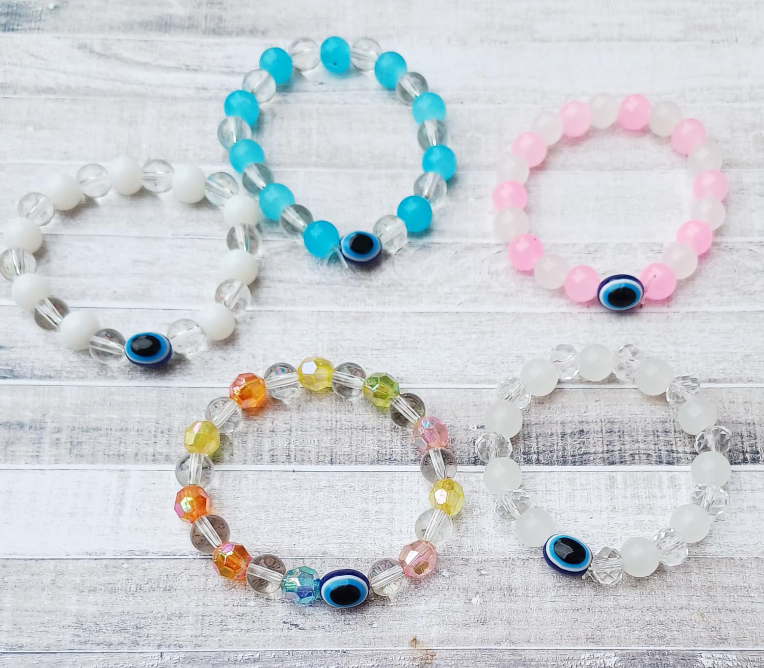 Forty Wings Pack Of 6 Different Evil Eye Friendship Band For Girls Adults And Kids Friendship bracelet, Friendship Band For Briendship Day Rakhi For Kids Sister Rakhi Gift Girls - Image 10