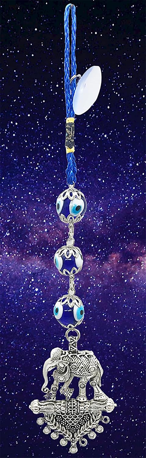 Natchcart Decorative Blue Turkish Evil Eye Hanging for Home Protection, Good Luck Charm and Prosperity, Interior Wall Hanging Showpiece-25cm (FS-2799) - Image 8