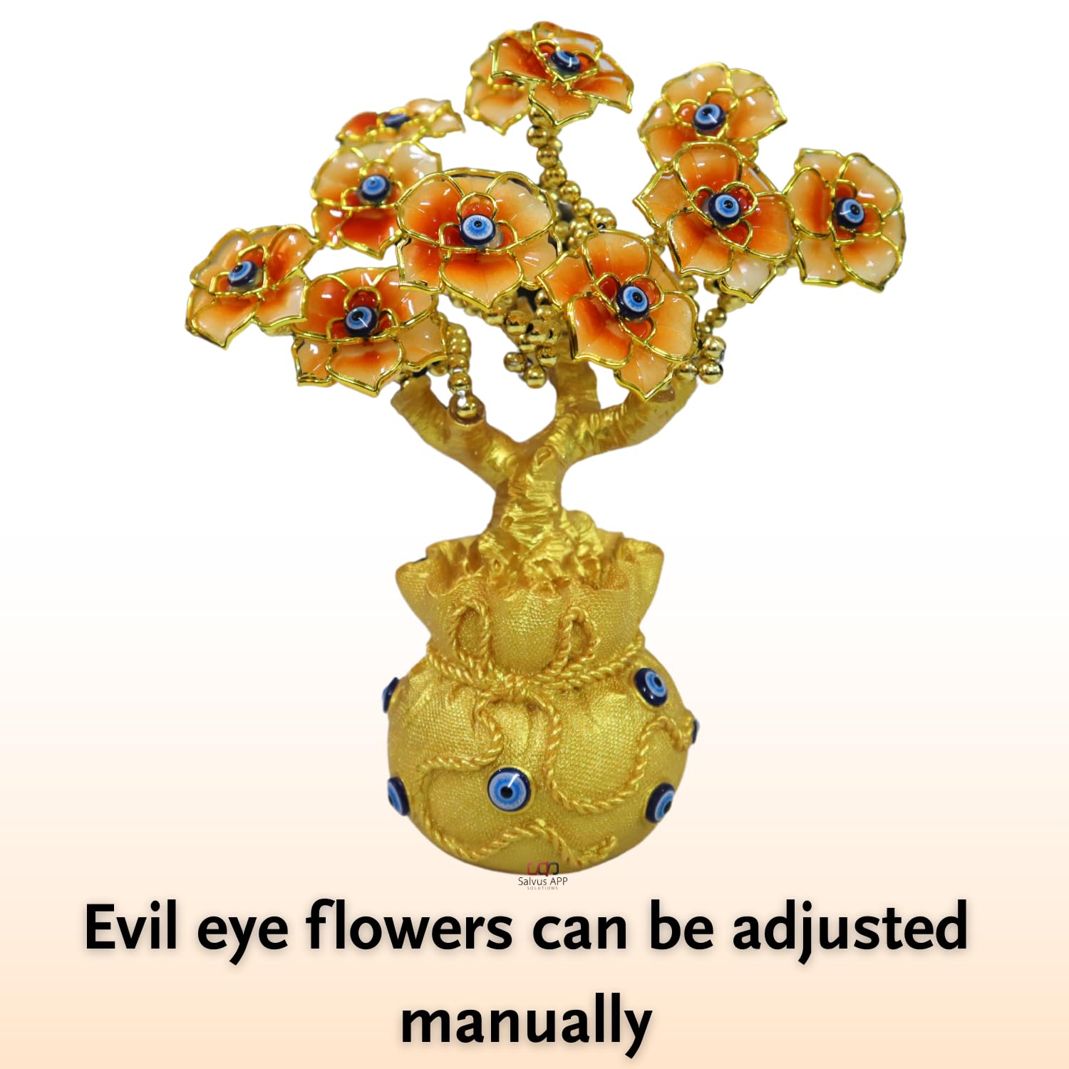 Salvus App SOLUTIONS Evil Eye Flower Tree – Handcrafted Decorative Tree for Protection & Positive Energy | Spiritual Protection Decor | Home Decoration Gift - Image 7