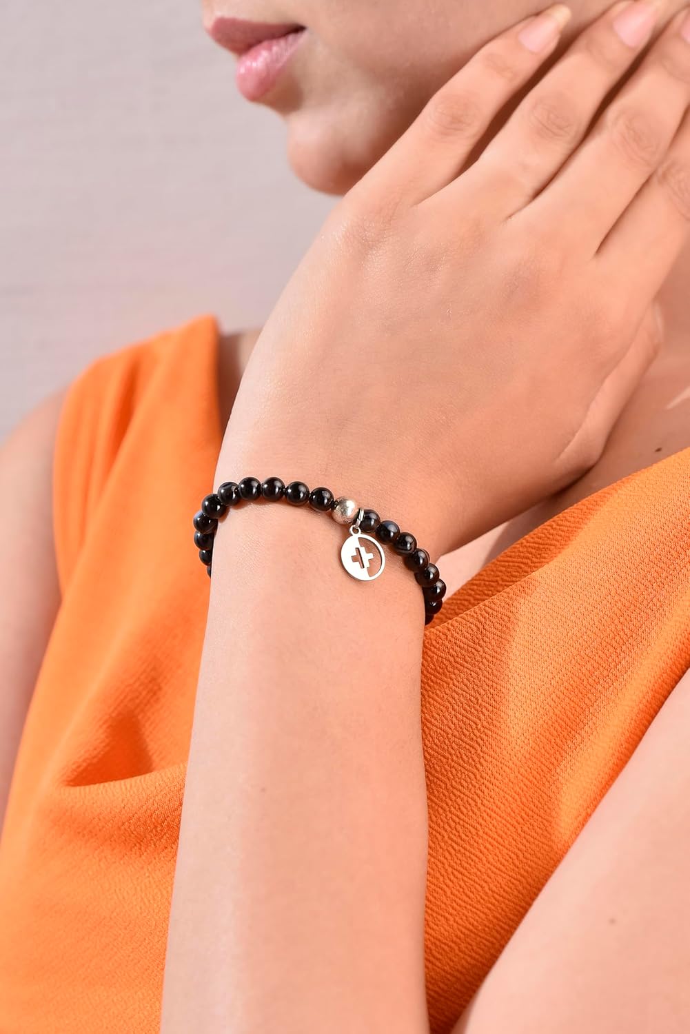 Positivators Attract Wealth & Black Magic Protection-Sulemani Hakik & 925 Silver Bead Bracelet________________Key Features- Certified Bead bracelet ׀Unisex ׀Stretchable ׀Evil Eye bracelet ׀Gift ׀ - Image 10